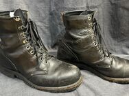 Vintage Service Boots Militär Schnür Stiefel tolle Patina Gr 44,5 - Köln