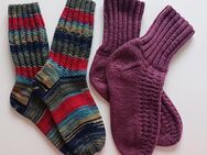 2 Paar Wollsocken, Socken, Handarbeit, Gr. 39-40 - Bad Bederkesa