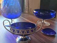 Set blaues Glas, Schalen, Glas, Deko - Immenhausen
