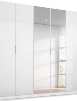 rauch Drehtürenschrank Kleiderschrank Schrank Garderobe KOLUNA mit Glastüren und Spiegel (Breiten 181/226/271/315 cm Höhen 210/229 cm) inkl. 2 Innenschubladen sowie extra Einlegeböden MADE IN GERMANY