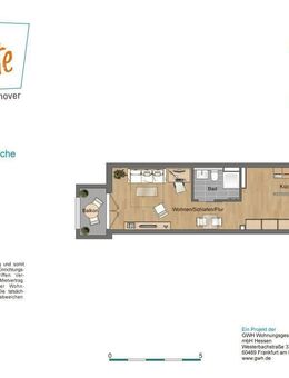 Charmante 1 ZKB Wohnung in bevorzugter Lage, NEUBAU! - Hannover