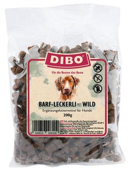 DIBO BARF-Leckerli mit Wild - Sparpaket: 2 x 200 g