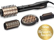 BaByliss Warmluftbürste AS970E Big Hair Luxe, rotierender Heißluftstyler mit 4 Aufsätzen