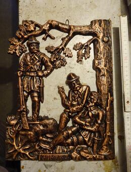 Metallrelief Metallbild Wandbild Bild "Stülpner Karl" - Altenberg