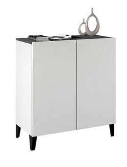 INOSIGN Aktenschrank Sunrise Aktenschrank, Mehrzweckschrank, Büroschrank mit 2 Türen & 2 Fӓchern, Breite 79,2 cm, Made in Italy