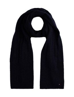 Tommy Hilfiger Schal TH FLAG FLUFFY, Maße 190X35 cm, mit Wolle