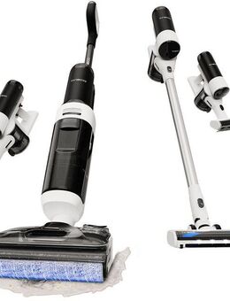 Tineco Nass-Trocken-Sauger Floor One Switch S6 Stretch Plus mit 85°Grad Heißluft-Trocknung, 290 W, beutellos, für Tierhaare & Allergiker, Selbstreinigung, Teppich & Hartboden