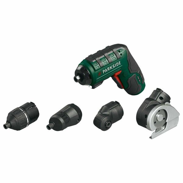PARKSIDE® Akkuschrauber »PAS 4 D5«, mit Tauschaufsätzen Heimwerker - Wuppertal
