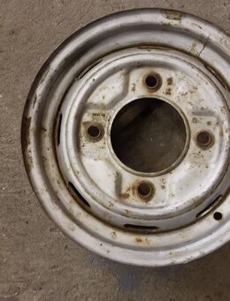 1 Oldtimer Stahlfelge Felge 4x13 4Jx13H1 IFA Wartburg 353 - Wermelskirchen