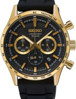 Seiko Chronograph SSB446P1, Armbanduhr, Quarzuhr, Herrenuhr, Stoppfunktion, Datum