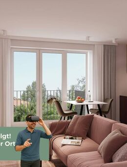 QQI: Neubau-Wohnkomfort in München: 3-Zimmer-Wohnung mit Ost- und Westbalkon - München