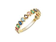 Fascination by Ellen K. Fingerring 375/- Gelbgold Zirkonia