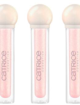 Catrice Lipgloss PEARLFECTION Shimmer Lipgloss, 3-tlg., Perlglanz für strahlende Lippen mit Glitzerpartikeln!