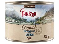 Purizon Adult Sterilised 6 x 200 g - getreidefrei - Hühnerfilet mit Lachs