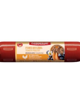 Fleischeslust Classic 8 x 400 g - Feines Geflügel mit Süßkartoffel, Heidelbeere & Kamille