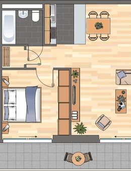 Demnächst frei! 2-Zimmer-Wohnung in Ludwigshafen am Rhein - Ludwigshafen (Rhein)