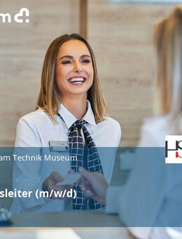 Rezeptionsleiter (m/w/d) - Speyer