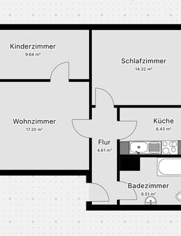 **Erstbezug nach Sanierung** ruhige 3-Zimmer Wohnung - Lübtheen