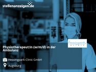 Physiotherapeut:In (w/m/d) in der Ambulanz - Augsburg