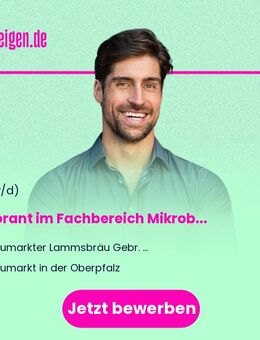 Laborant im Fachbereich Mikrobiologie (m/w/d) - Neumarkt (Oberpfalz)