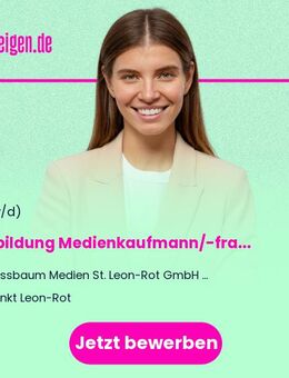 Ausbildung Medienkaufmann/-frau Digital und Print - Sankt Leon-Rot