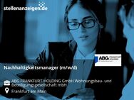 Nachhaltigkeitsmanager (m/w/d) - Frankfurt (Main)