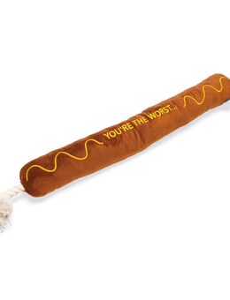 beeztees Hundespielzeug Grillwurst mit Seil - ca. Ø 7 x L 60 cm
