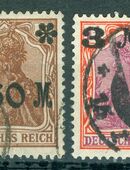 Deutsches Reich gestempelt Nr. 154 + 155, genau wie auf dem Bild zu sehen. in 32457