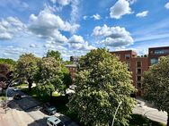 Winterhude, Stadtpark, sehr schöne Jugendstilwohnung mit Balkon mit weitem Ausblick! - Hamburg