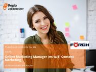 Online Marketing Manager (m/w/d) Content Marketing - Neuenstadt (Kocher)