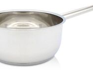 Krüger Kasserolle Saturn, Edelstahl (1-tlg), Ø 16 cm, Glasdeckel für praktisches Sichtkochen