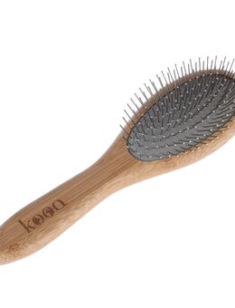 kooa Haustierbürste aus Bambus - L 22 x B 7 x H 4 cm