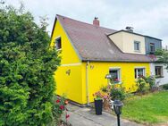 Gemütliche Doppelhaushälfte mit erweitertem Neubau in Wermsdorf nahe Leipzig mit Garage und Solar - Wermsdorf