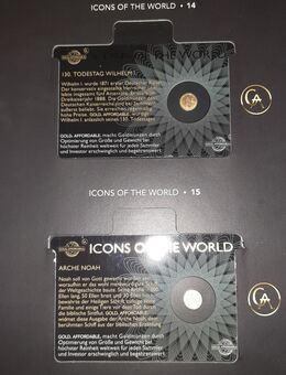 Goldmünze ICONS OF THE WORLD u.a. - Heidenrod
