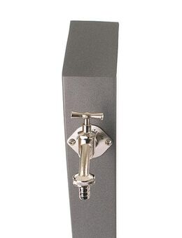 TRINKWASSER Wassersäule TSQS 730 Beton Optik Stein grau eckig - Hiddenhausen