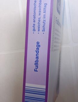 Fußbandage, neu, gr. L, Prophylaxe, Stabilität, schwarz - Erfurt