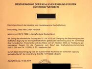 Externer Verkehrsleiter mit Fachlicher Eignung für den gewerblichen Güterkraftverkehr - Weibersbrunn