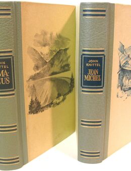 2 Bücher von John Knittel aus den 1950er Jahren: Jean Michel + Amadeus - gut erhalten - Biebesheim (Rhein)