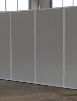 Mobile Schutzwand / Schallschutzwand / Schweißschutzwand 4 Meter - Schmallenberg