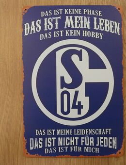 FC SCHALKE 04 Blechschild (20x30cm) - Leverkusen