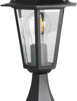 EGLO Sockelleuchte LATERNA 4 Sockellampe, H38,5 x Ø19,5 cm, Beleuchtung für außen, ohne Leuchtmittel, Außenleuchte Laterne, Vintage Gartenlampe, Außenlampe, E27, IP44