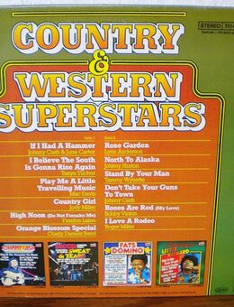 Country&Western Superstars-Vinyl-LP,Europa,1979 - Linnich