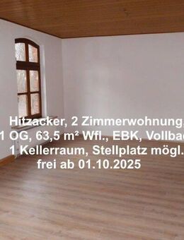 Hitzacker, großzügige 2 Zimmer Wohnung - Hitzacker (Elbe)