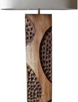 SalesFever Stehlampe Akazie, ohne Leuchtmittel, handgefertigt