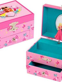 Klein Schmuckkasten Barbie - Musikalische Schmuckschatulle personalisiert mit Barbie
