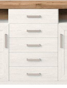 set one by Musterring Sideboard York, Typ 55, mit viel Stauraum, im Landhaus-Stil, B 184 x H 95 cm