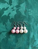 2 Paar Muschelkernperlen Ohrringe, inkl. Versand! in 07407