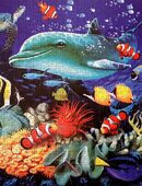 Dolphin Magic 3D Clementoni Puzzle, 1000 Teile in 40477