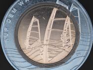 10 Euro 2021, "auf dem Wasser" Münze mit Polymerring "D", neu - Mönchengladbach