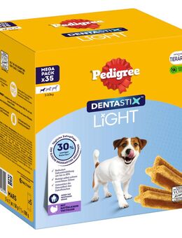 Pedigree Dentastix Light: Zahnpflege Snack für kleine Hunde (3 - 10 kg) - Multipack (210 Stück)